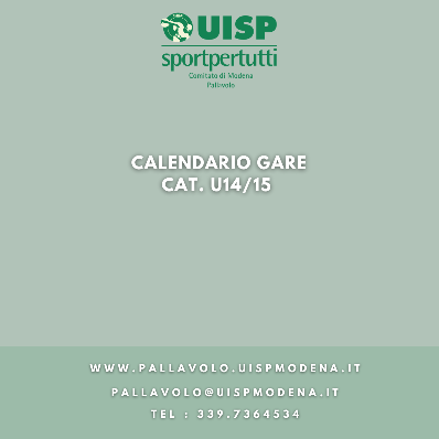 Calendario Gare - Cat. U14/15