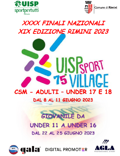 Finali Nazionali 2023 - Adulti e CSM