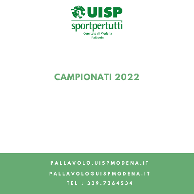 Campionati 2022 - Online Disposizioni e Calendari