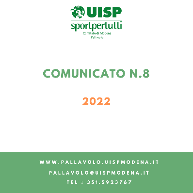 Comunicato N.8/2022 - Online