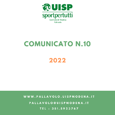Comunicato N.10 - Online