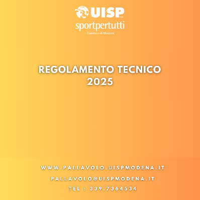 Regolamento Tecnico - 2025