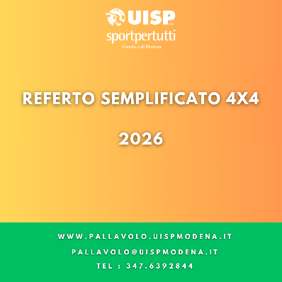 Referto Semplificato 4x4 - 2026