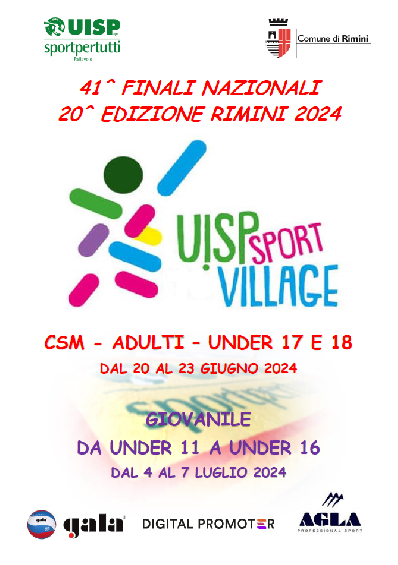 Campionati Nazionali - Adulti, Under 17/18 e CSM