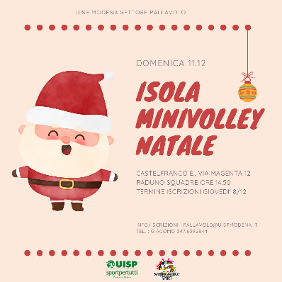 Isola Minivolley di Natale - Domenica 11/12 a Castelfranco