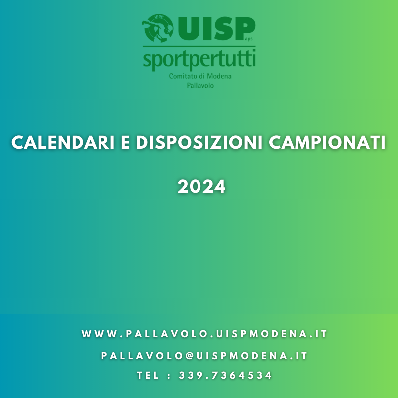 Calendari e Disposizioni Campionati 2024 - Tempistiche e Modalità di Diffusione