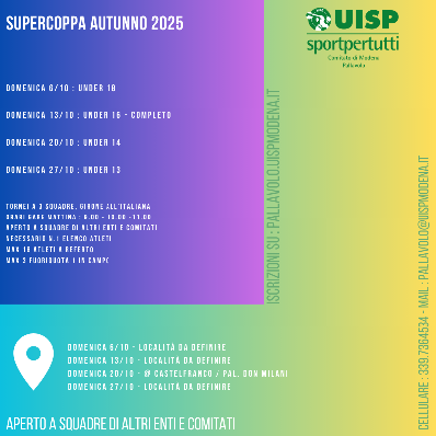 Supercoppa Autunno 2025